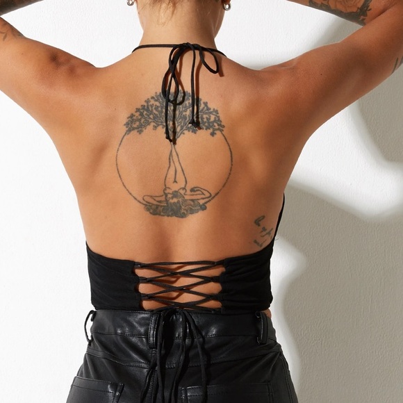 Tie Back Top - Picture 2 of 2